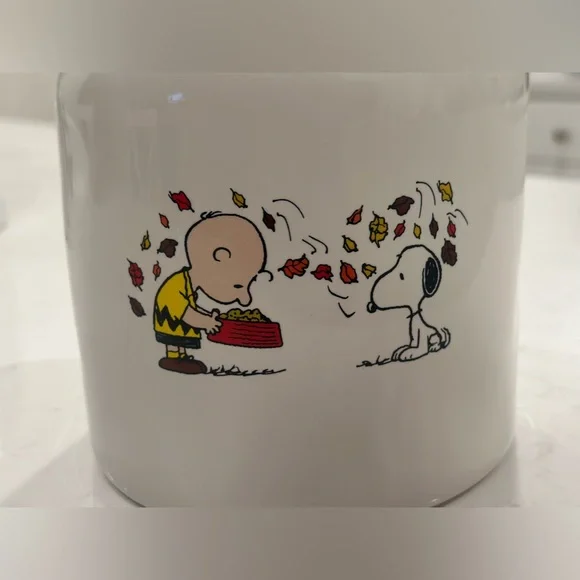 NEW 2023 HTF RAE DUNN x PEANUTS “BE GIVING” Snoopy Charlie Brown Fall CANISTER